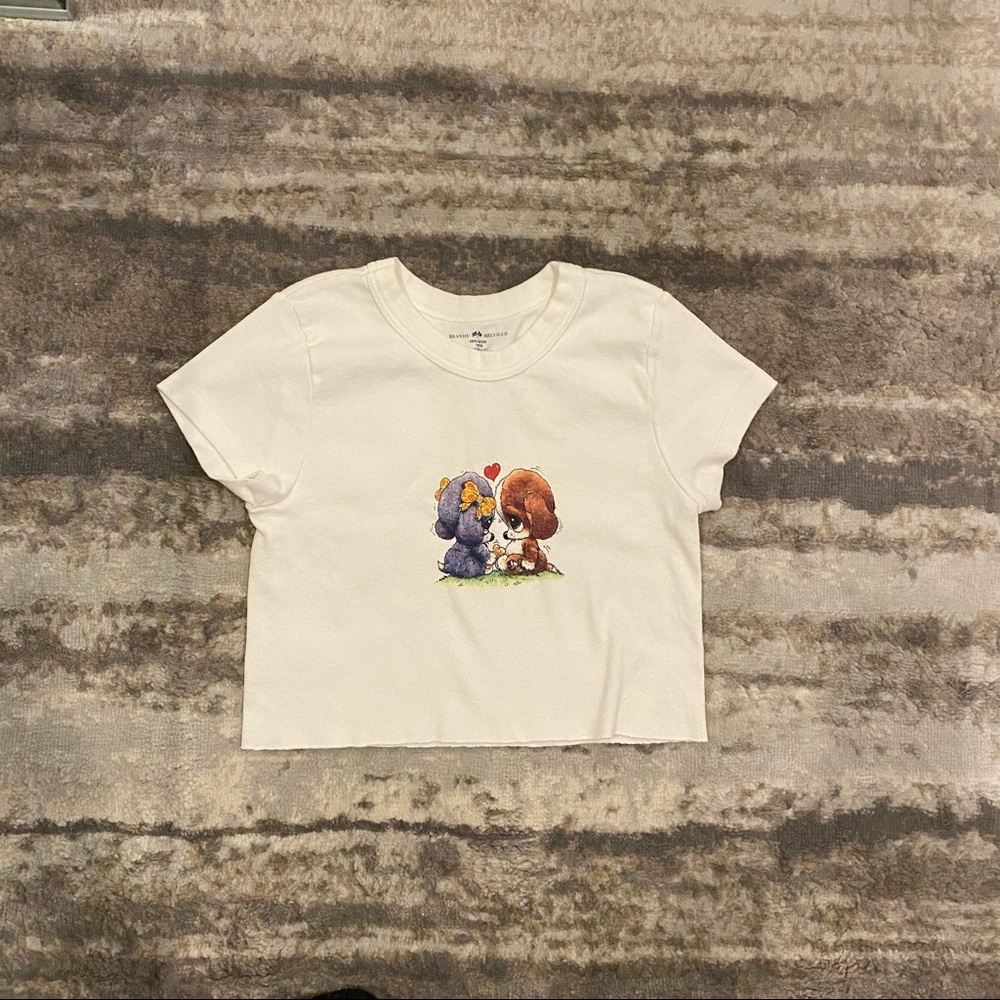 Brandy Melville puppie crop top